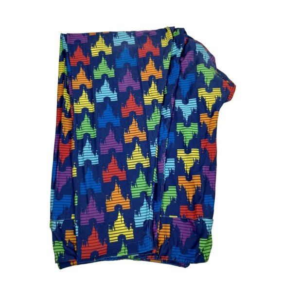 Disney Womens 3X Rainbow Castle Soft Leggings - Picture 2 of 5